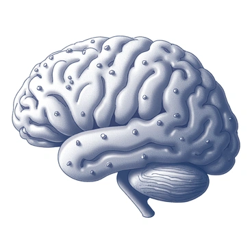 A mouse's brain depicted as a complex circuit board with connections
