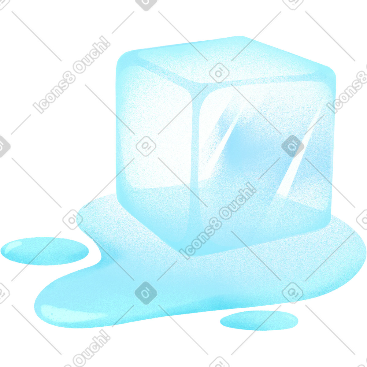 Иллюстрация Ice cube в PNG и SVG