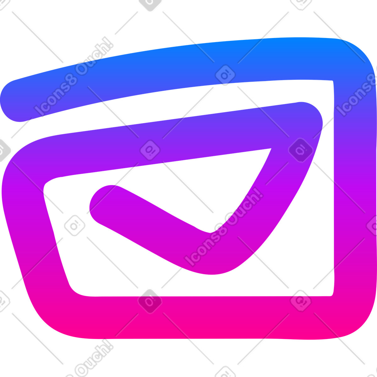Vibrant スタイルの メッセージ のイラストをPNG、SVG形式でダウンロード