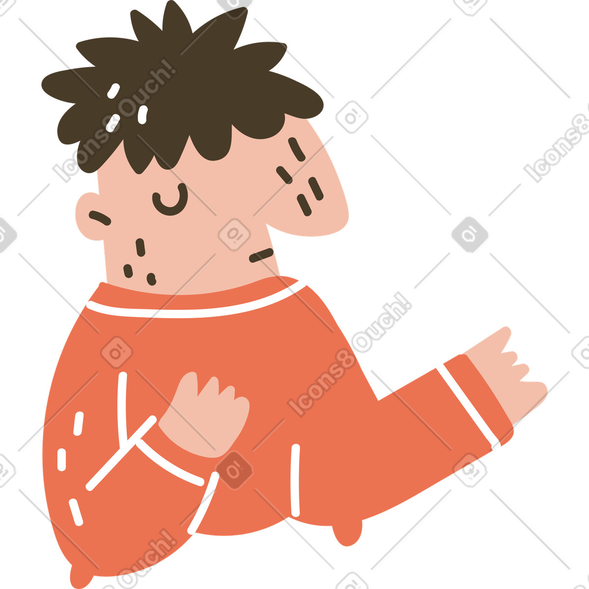 Karlsson スタイルの おとこ のイラストをPNG、SVG形式でダウンロード