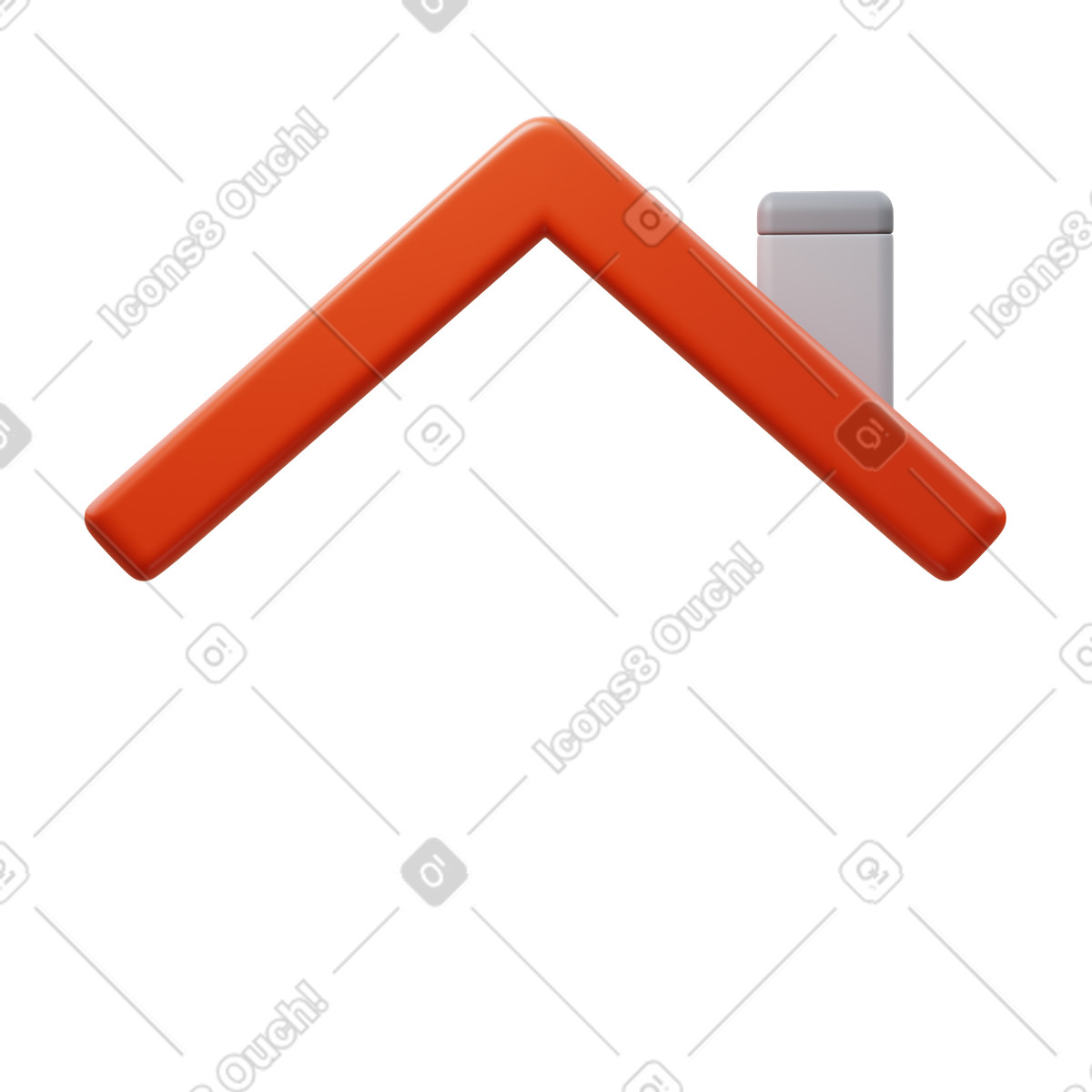 Roofing-Illustration im 3D Fluency-Stil als Download in PNG, SVG