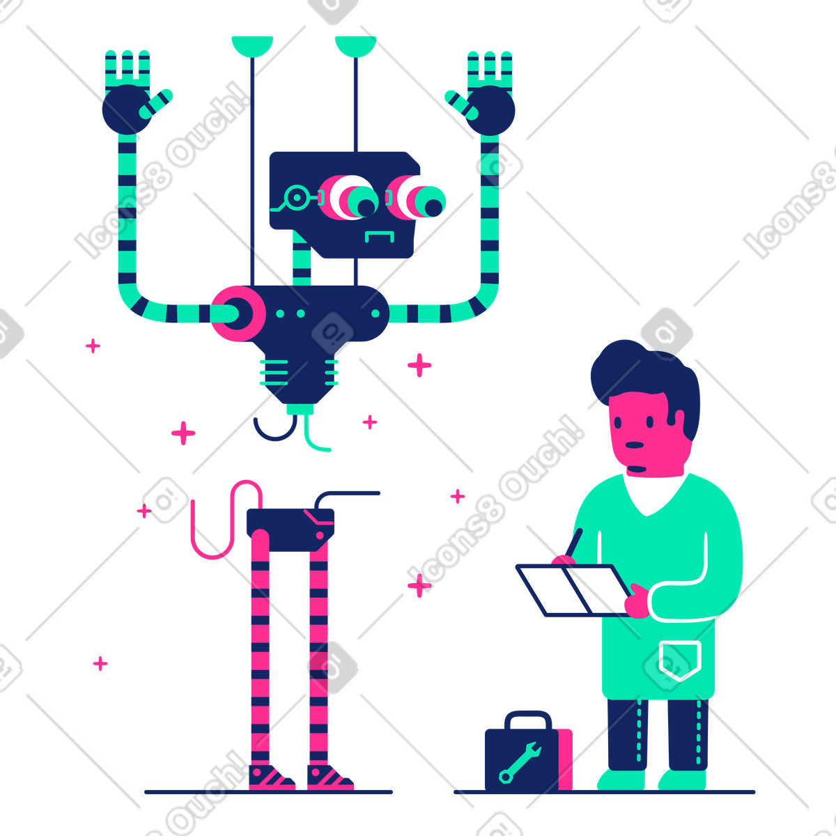 No connection illustration in PNG, SVG