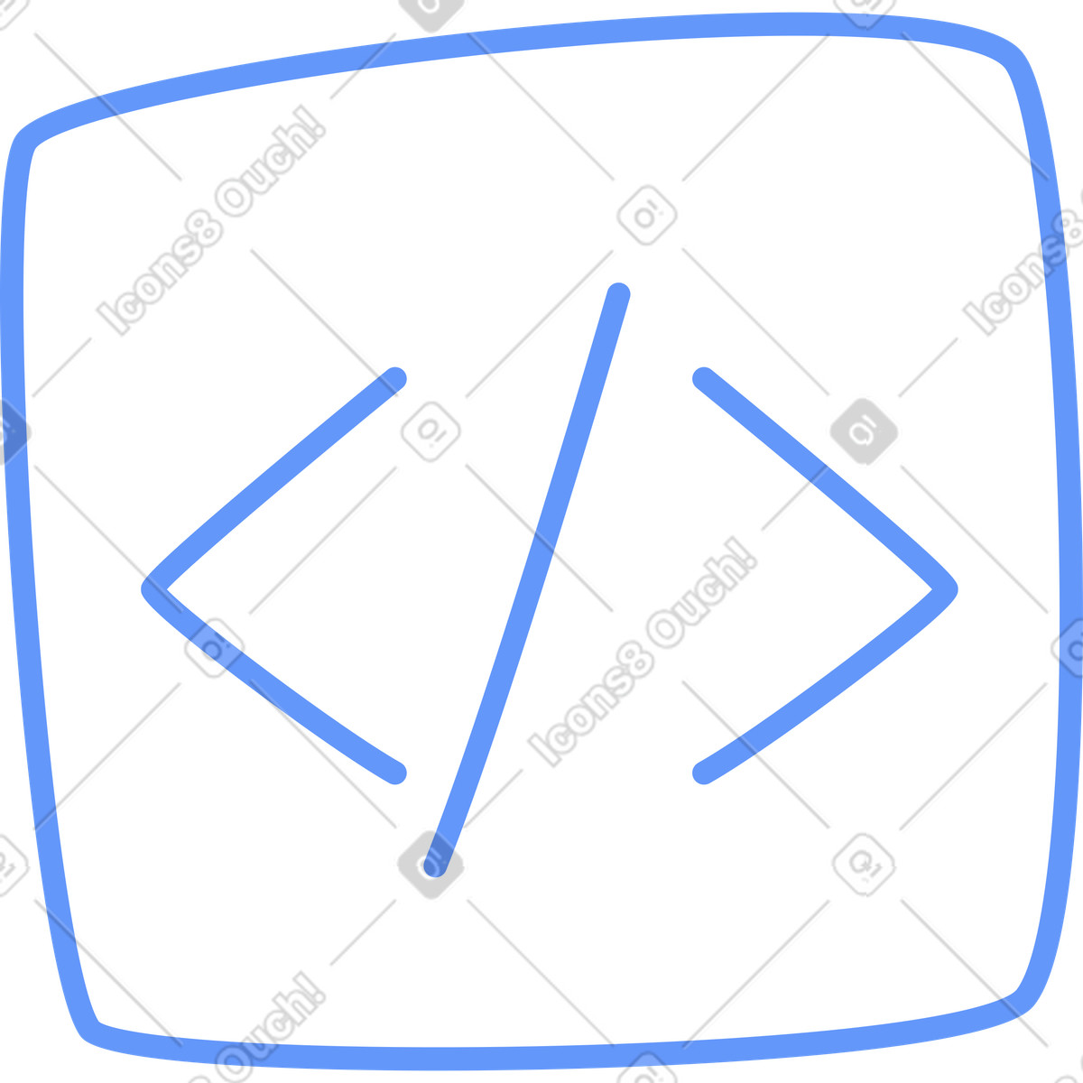 Code illustration in PNG, SVG