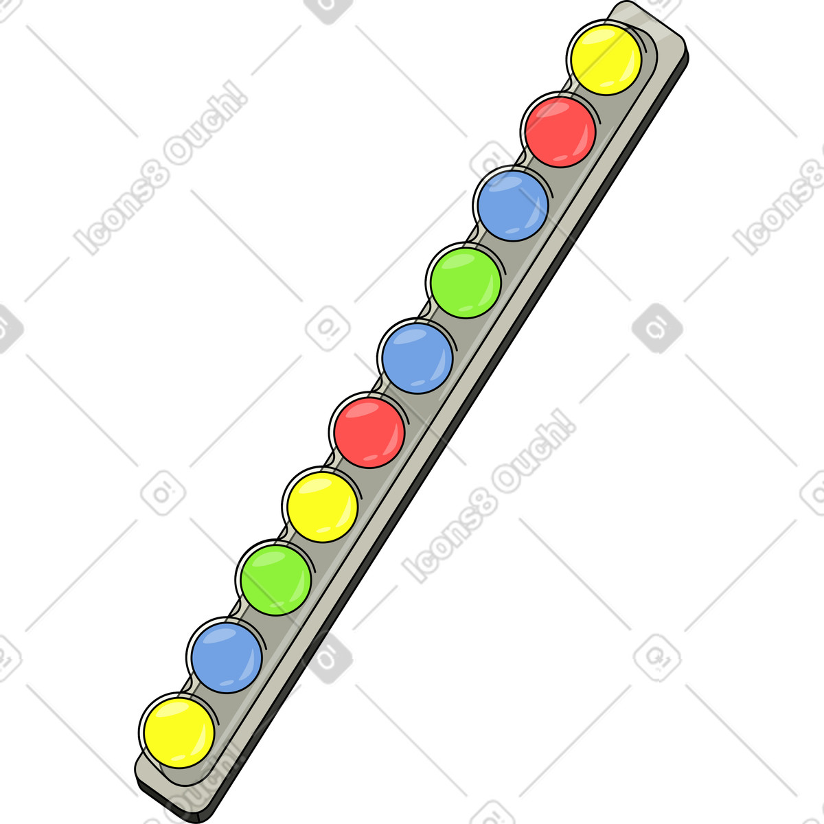 Illustration Bubble-gum années 90 dans le style Retro à télécharger aux formats PNG, SVG