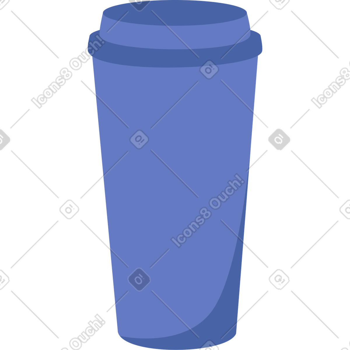 下载 Social 风格的 一杯咖啡 插画，支持 PNG、SVG 格式
