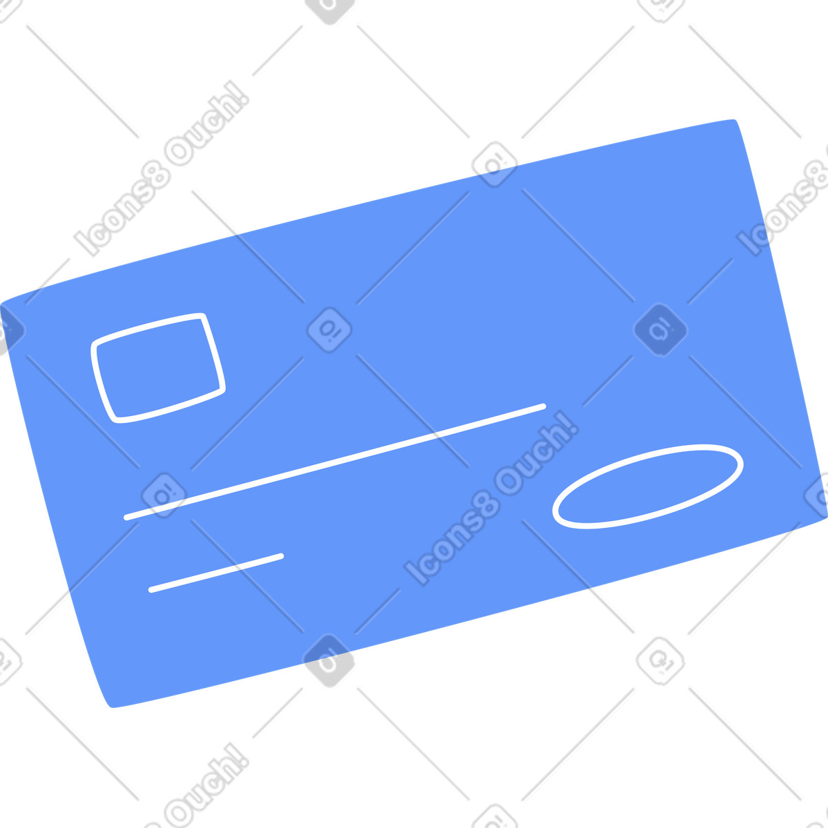 Plain スタイルの バンクカード のイラストをPNG、SVG形式でダウンロード