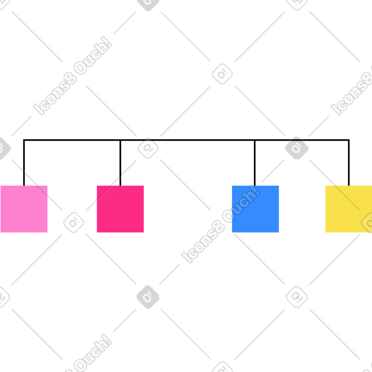 Linien mit diagramm-Illustration im Knotty-Stil als Download in PNG, SVG