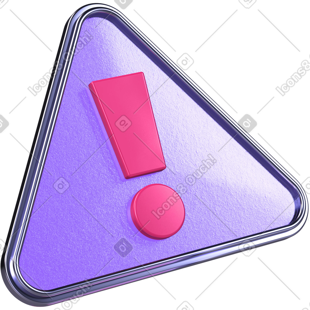 Warning sign illustration clipart depicting something went wrong in SVG GIF