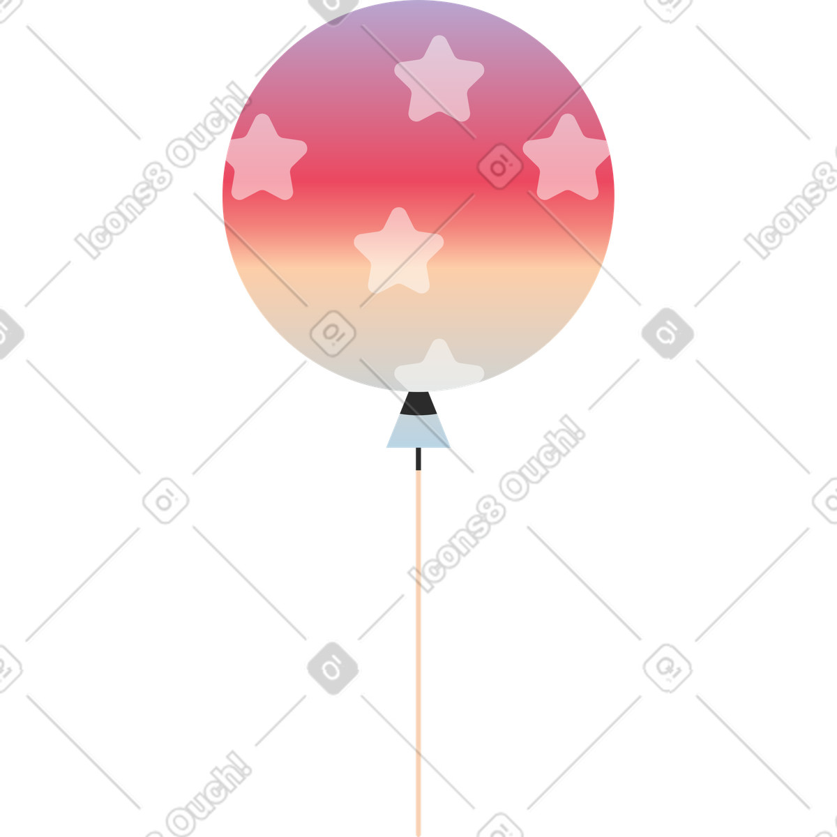 下载 Marginalia 风格的 气球 插画，支持 PNG、SVG 格式