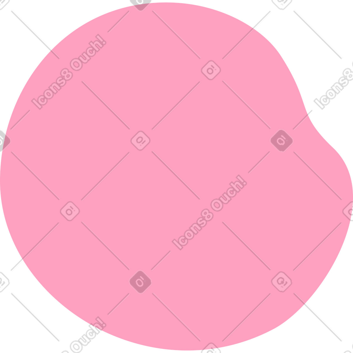 Pink background illustration in Comic style download in PNG, SVG