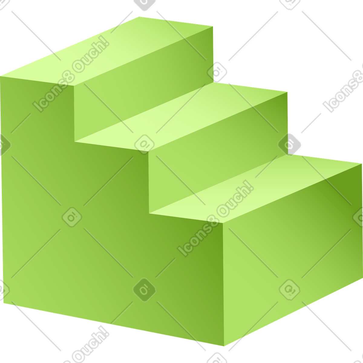 Ilustração de Escadaria em no estilo Levels para baixar em PNG, SVG