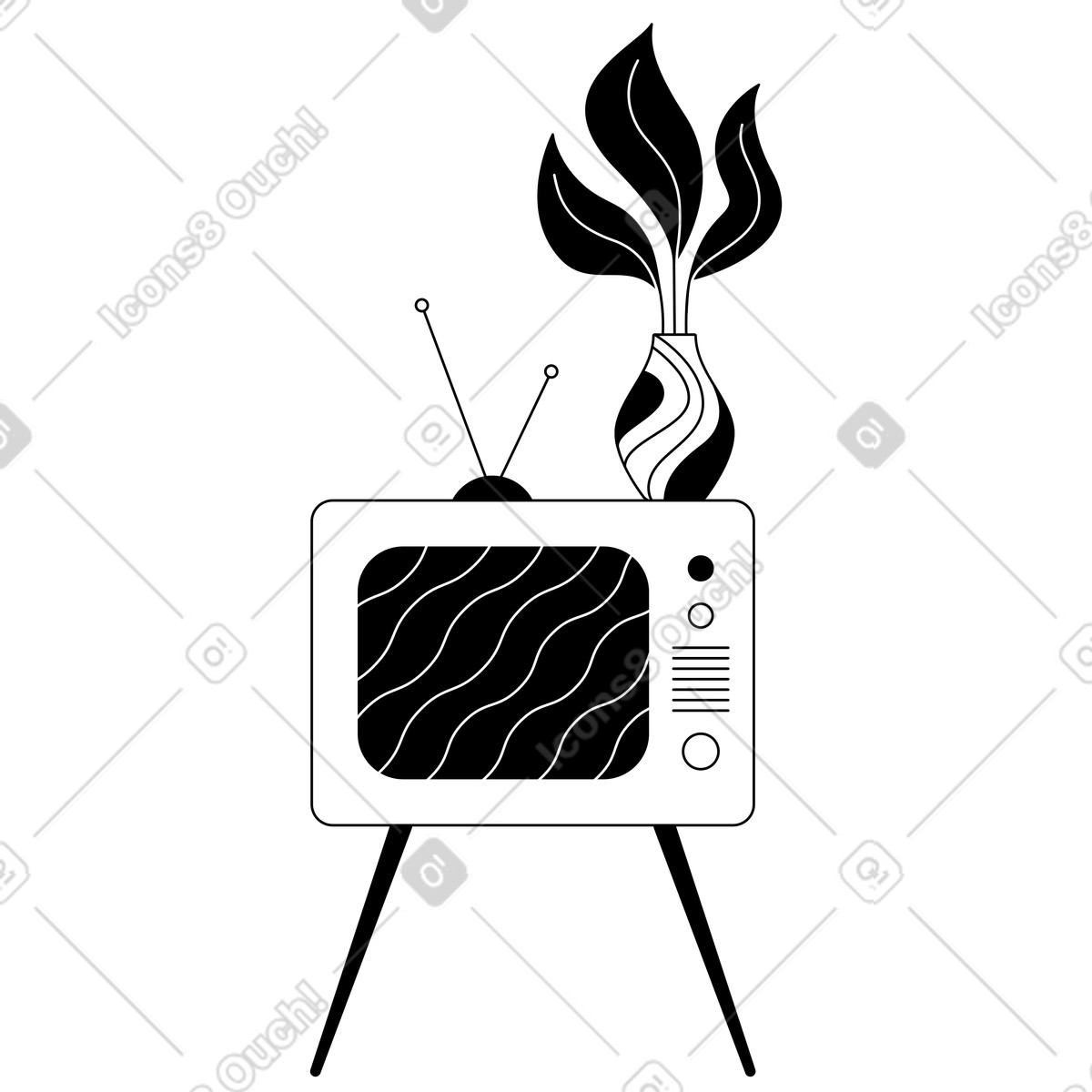 Ilustración Vuelve mas tarde en estilo Experimental a descargar en PNG y SVG