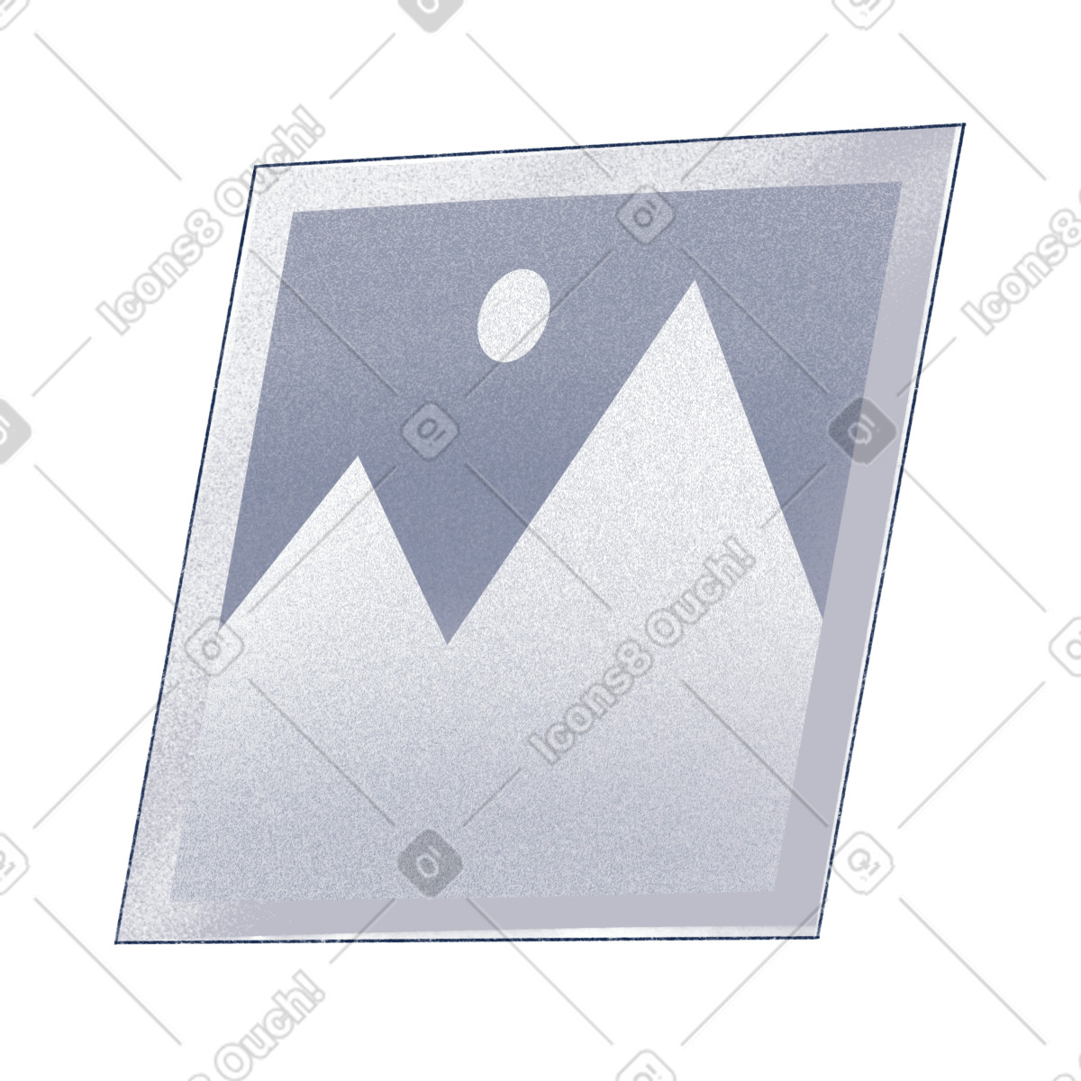 Ilustração de Images icon em no estilo Haze para baixar em PNG, SVG