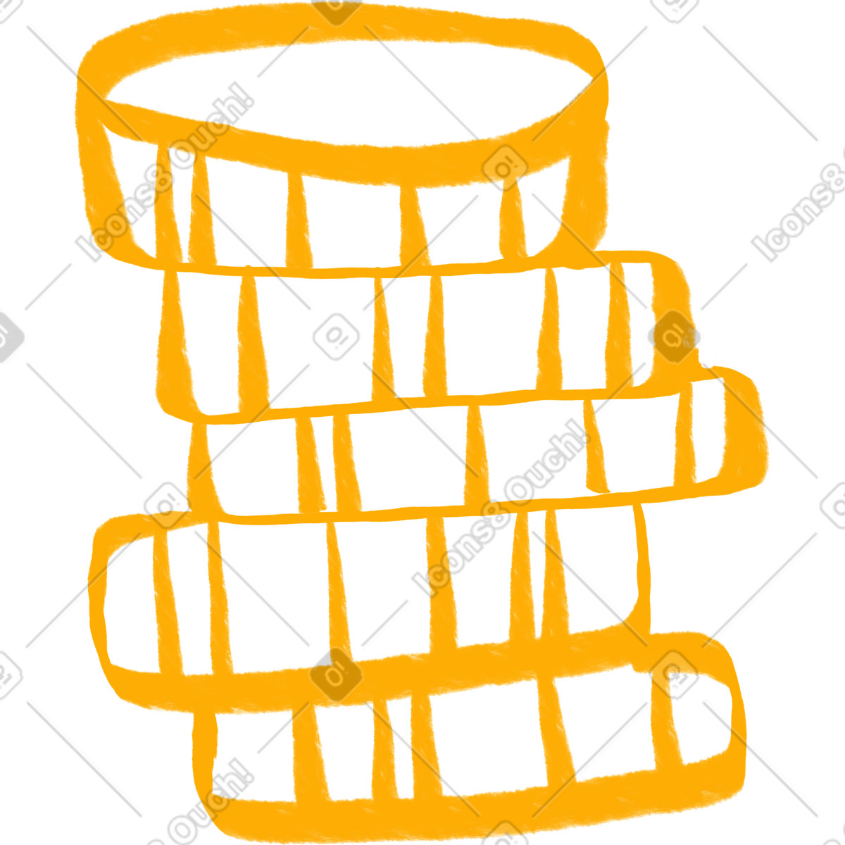 Ilustración Gran pila de monedas en estilo Company a descargar en PNG y SVG