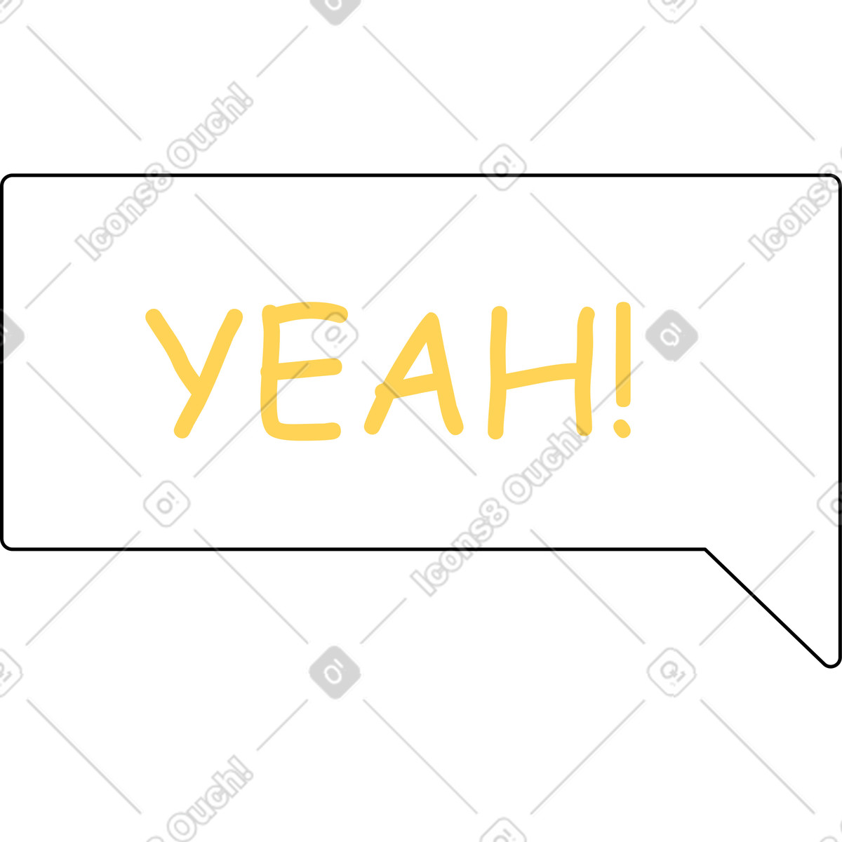 Si illustrazione in stile Sitcom scarica in PNG, SVG