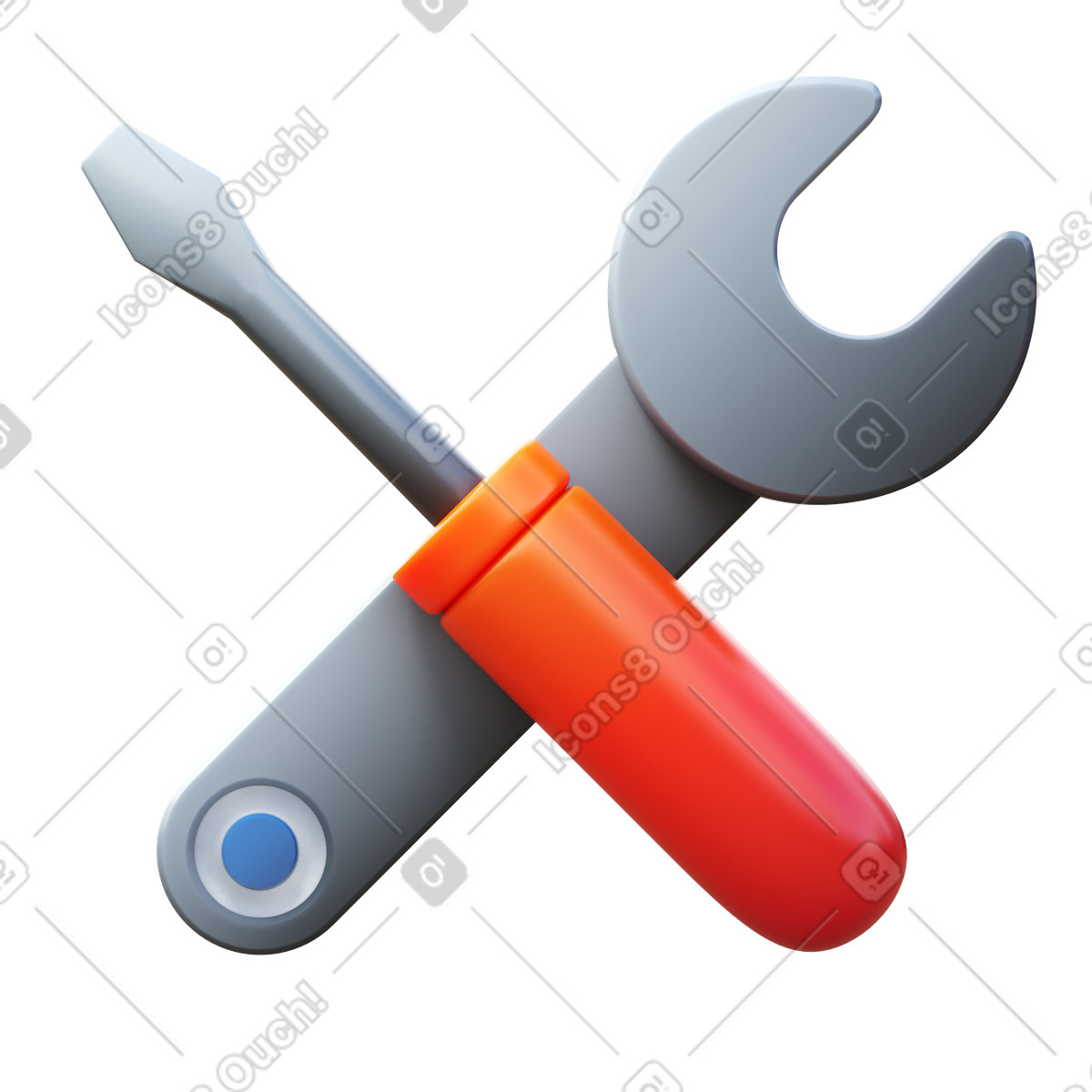 Tools illustrazione animata in GIF, Lottie (JSON), AE