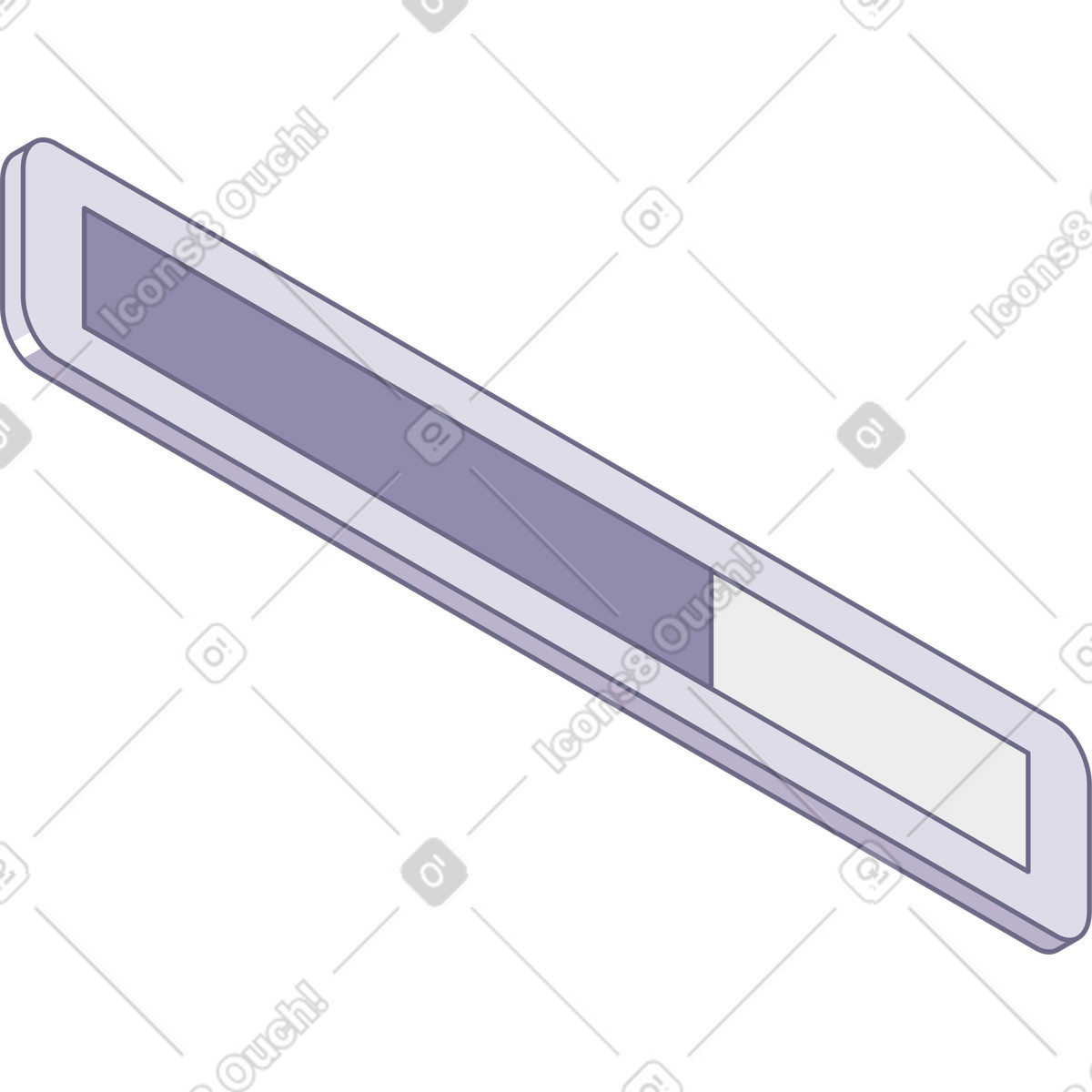 Loading bar illustration in Modul style download in PNG, SVG