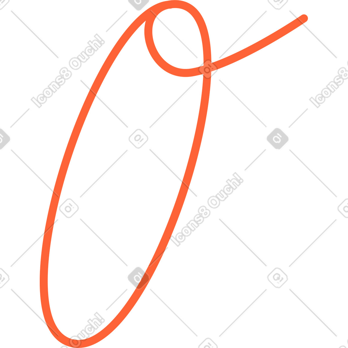 Null-Illustration im Crayon-Stil als Download in PNG, SVG