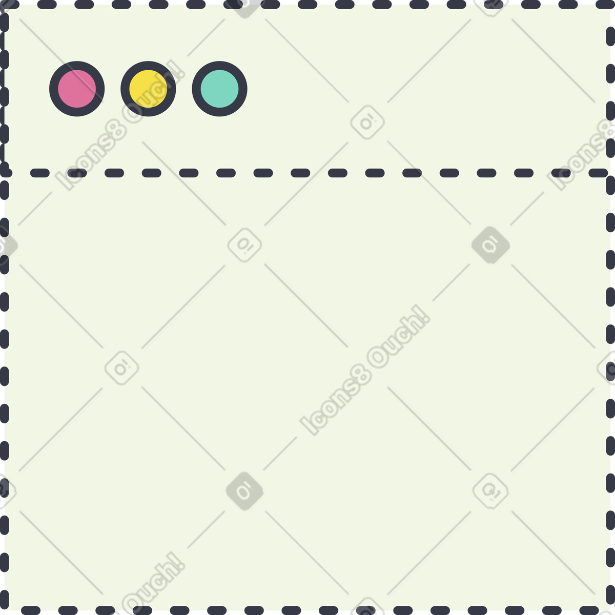 Window illustration depicting a clear view through clipart vector graphics