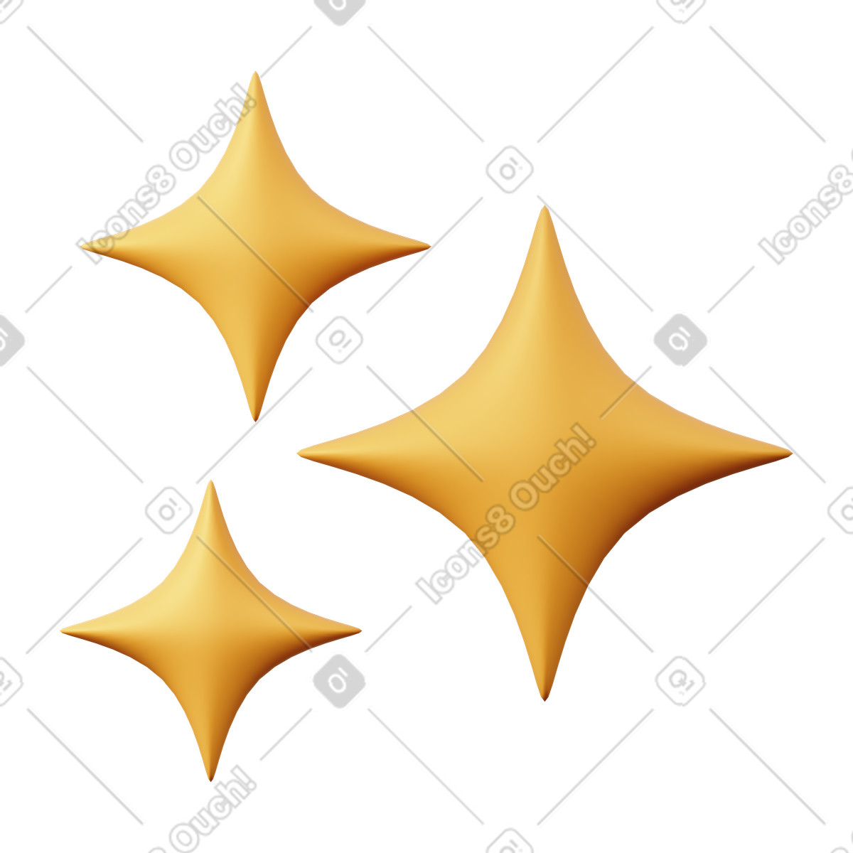 Sparkling illustration showcasing vibrant sparks clipart on a transparent background PNG