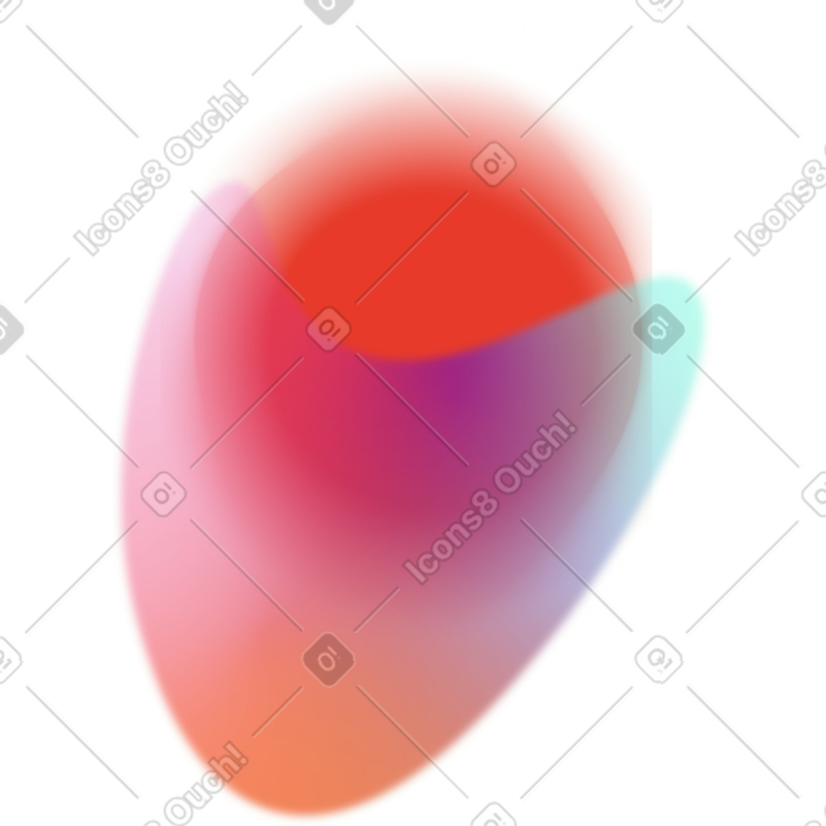 Иллюстрация Colored blurry spot в стиле Forms — скачать в форматах PNG, SVG