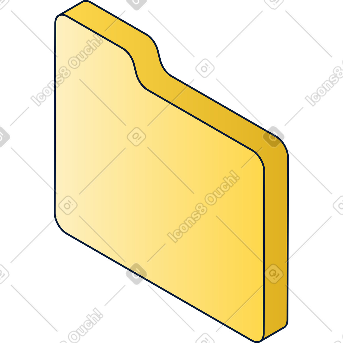 Docs folder illustration in Neat style download in PNG, SVG