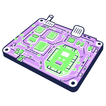 A highly detailed steel circuit board is laid out flat, presenting a complex arrangement of intricate pathways and connections. The board features numerous glowing components, each emitting a bright light. Some of the components are small, like resistors and capacitors, while others are larger, such as microchips with multiple pins. The pathways connecting these components are finely etched, revealing a dense network of electrical connections. The overall texture of the steel surface is polished, accentuating the glow of the components against the metallic backdrop.