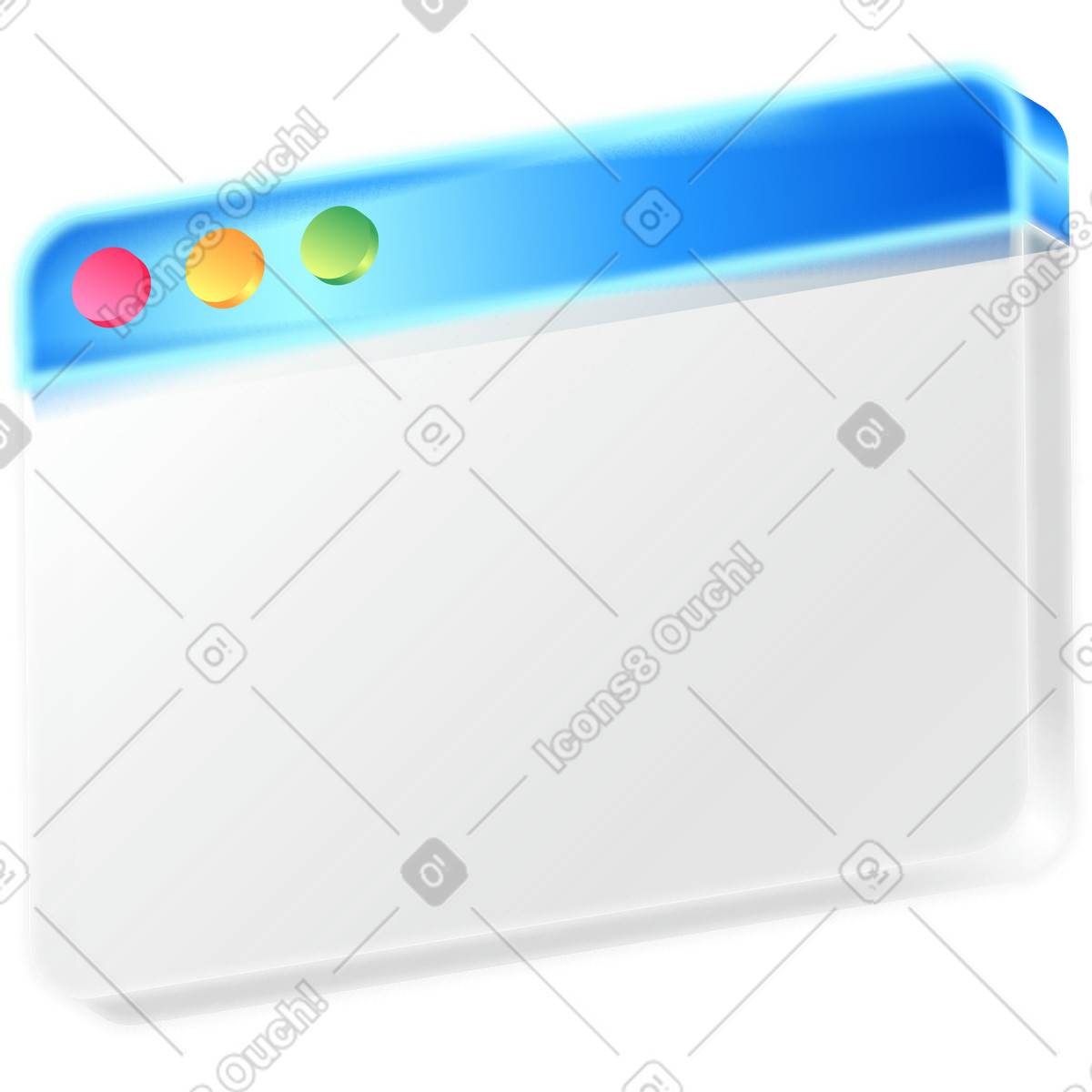 Browser illustration in Burst style download in PNG, SVG