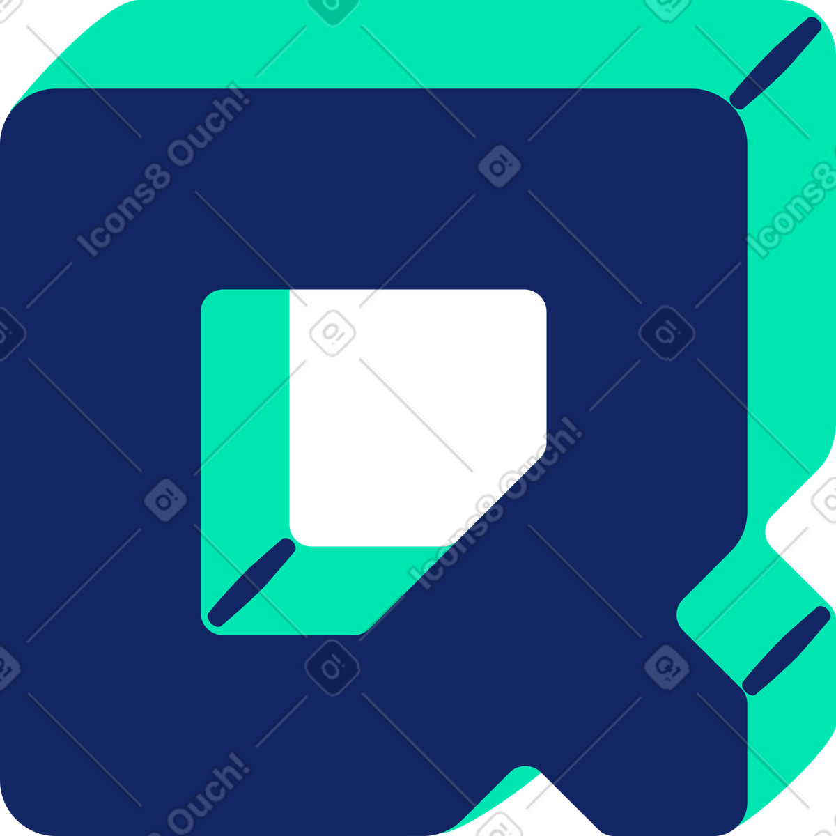 Letter q illustration in Cyborg style download in PNG, SVG