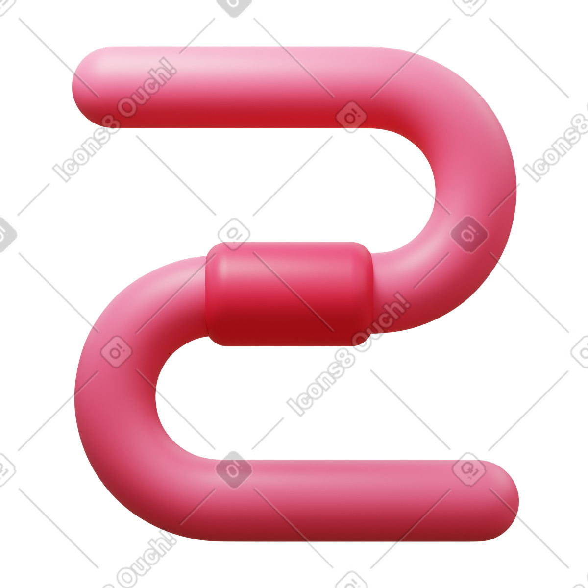 3D Fluency スタイルの Earthworm のイラストをPNG、SVG形式でダウンロード