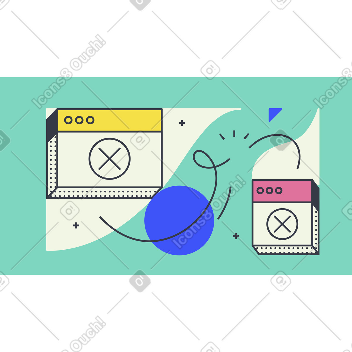 No connection illustration in PNG, SVG