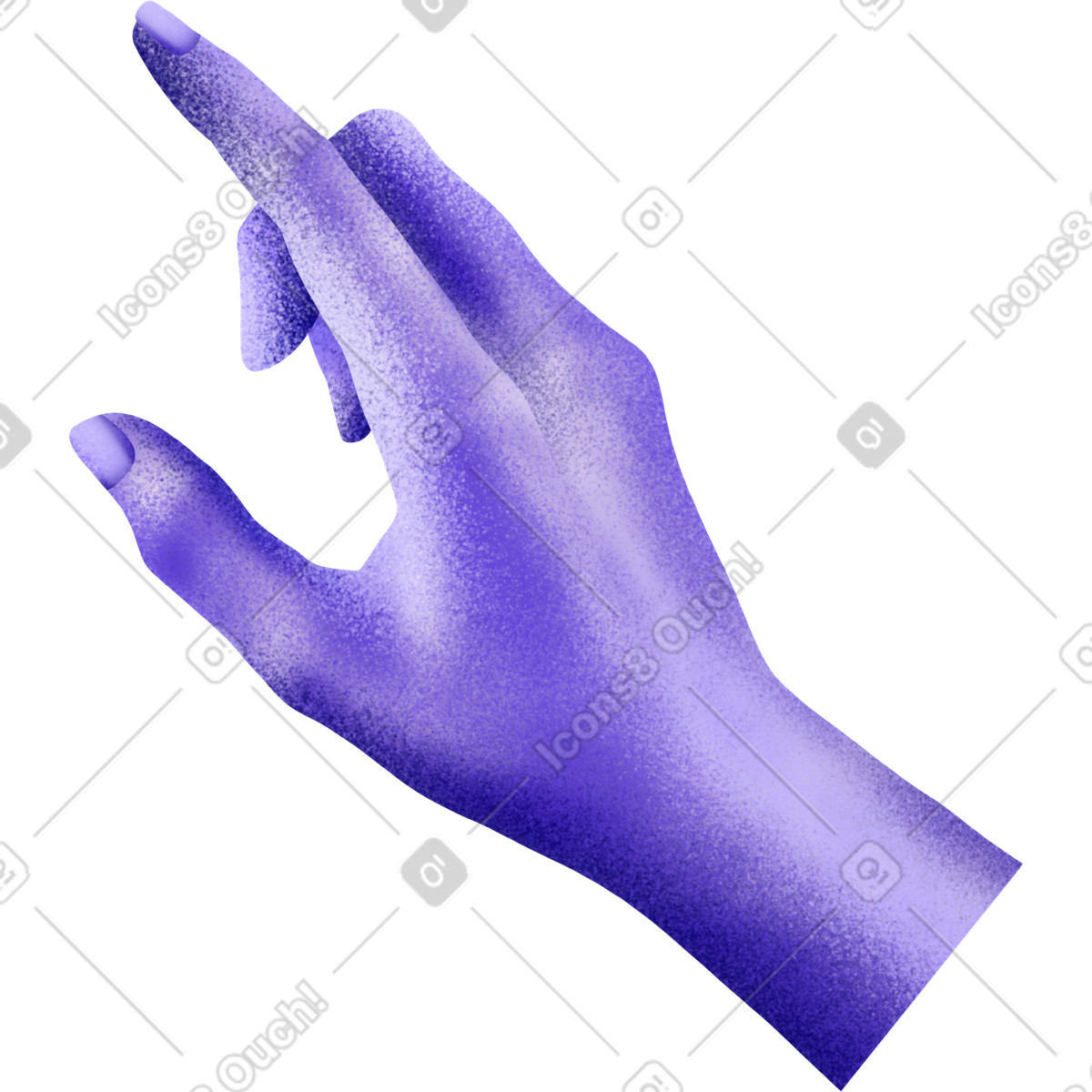Hand pointing to something illustration forearm clipart image download PNG