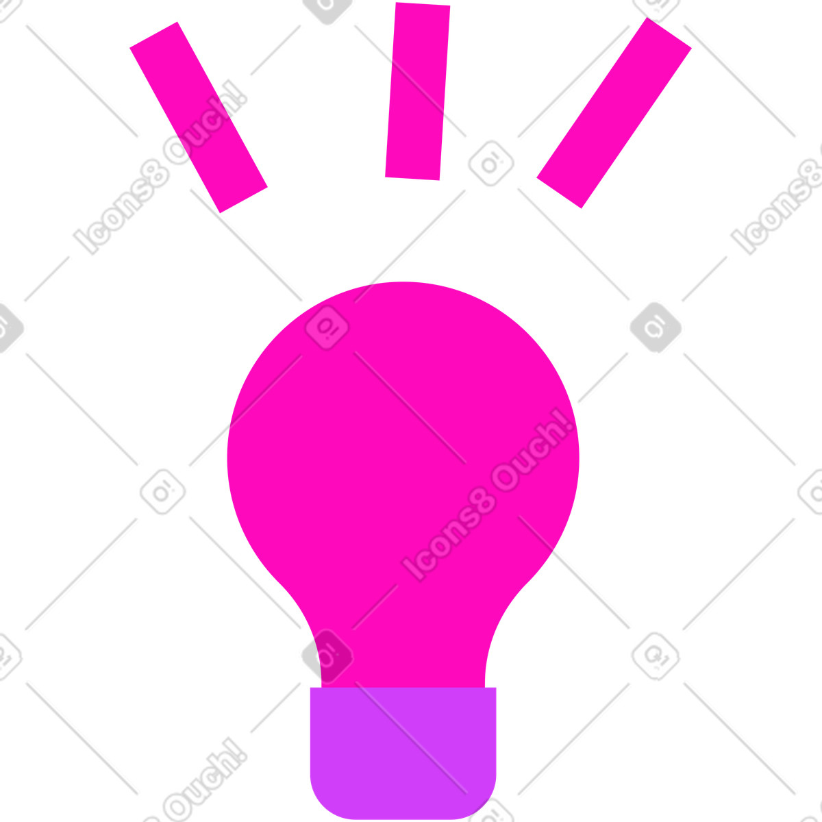 Ilustração de Lâmpada elétrica em no estilo Basic para baixar em PNG, SVG