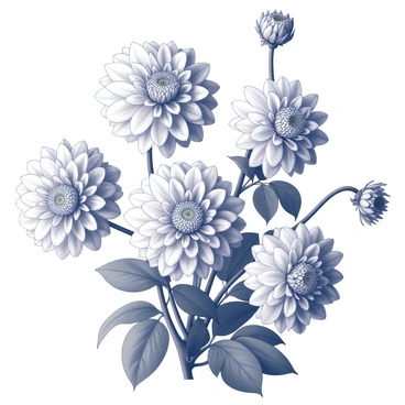 Vintage dahlia