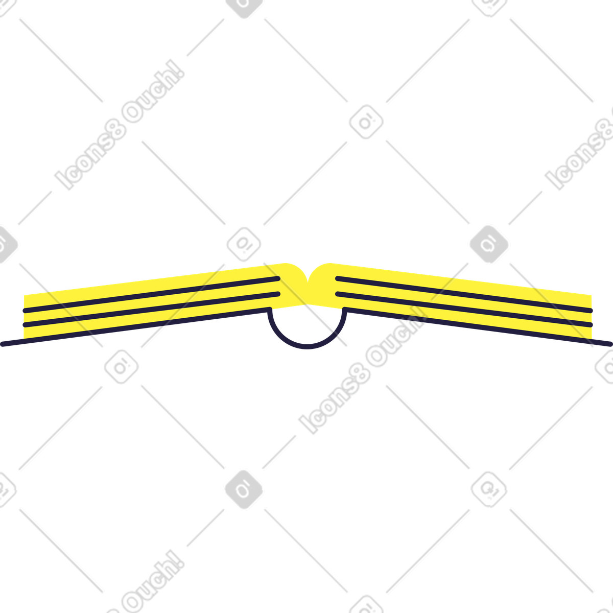 Illustration Livre ouvert dans le style Mellow à télécharger aux formats PNG, SVG