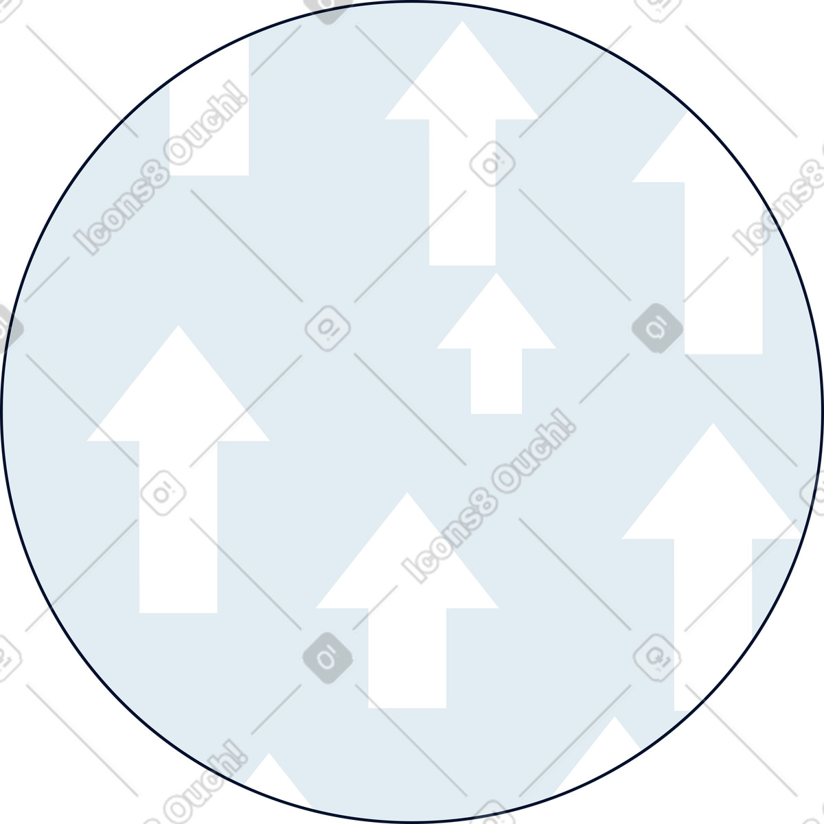 Ilustração de Círculo com setas em no estilo Teal para baixar em PNG, SVG