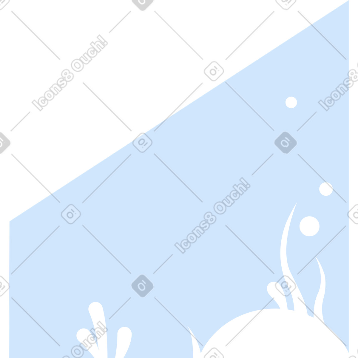 Mare illustrazione in stile Tiny scarica in PNG, SVG