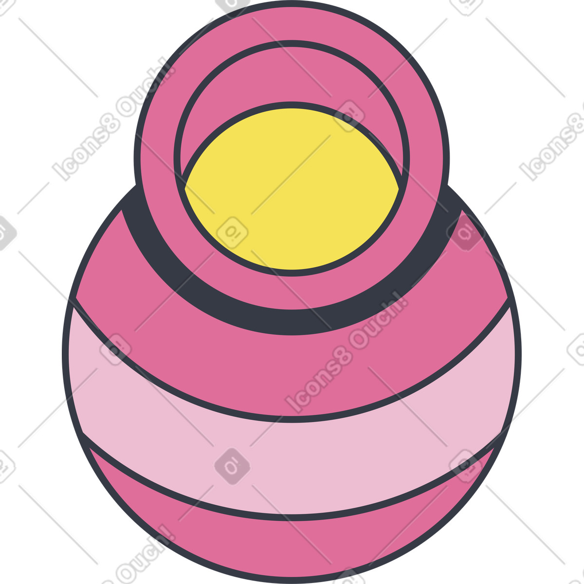 Illustration Pot de miel dans le style Abstract à télécharger aux formats PNG, SVG