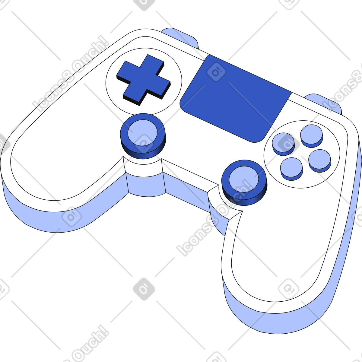 Ilustração de Controle em no estilo Techny para baixar em PNG, SVG