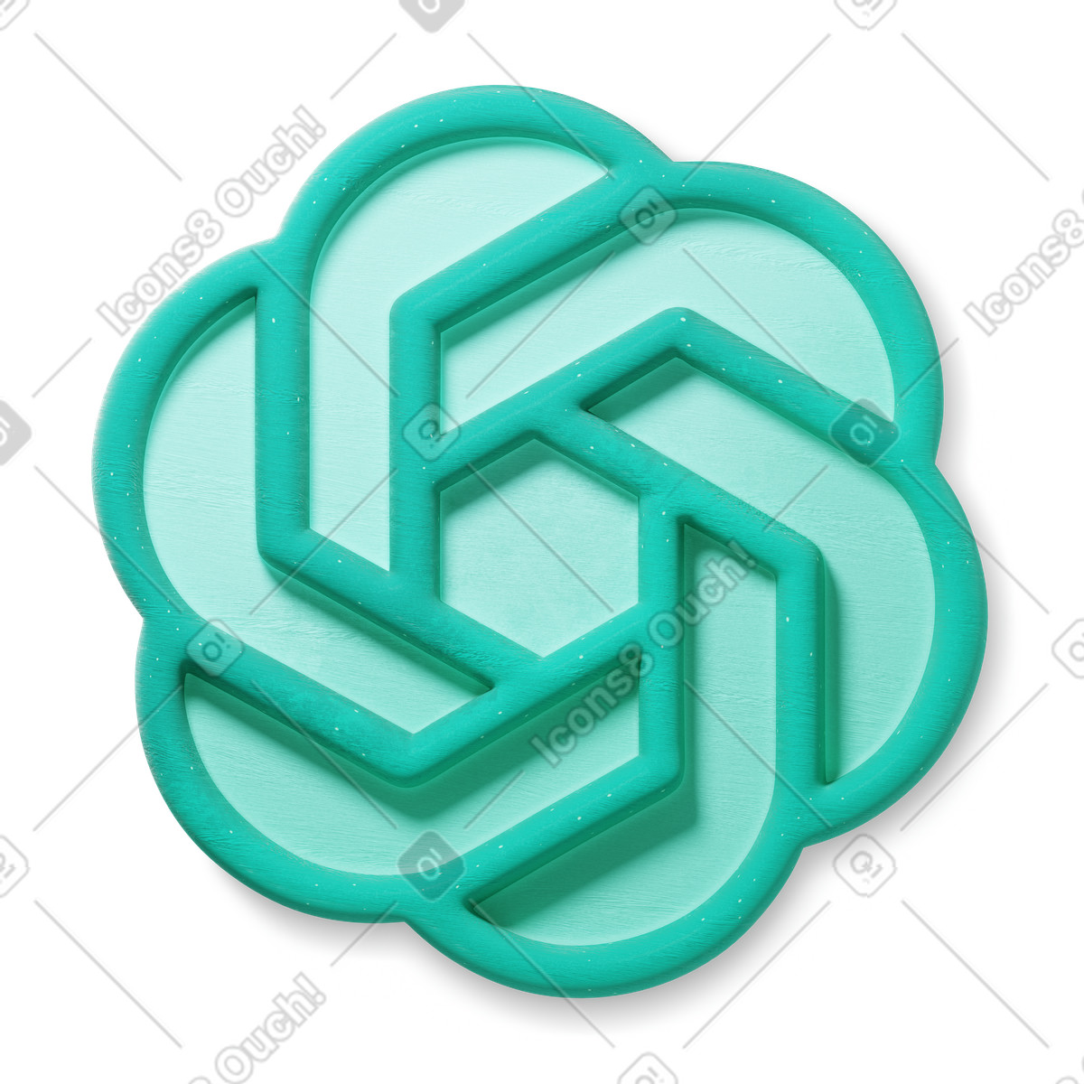 Chatgpt illustrazione in stile 3D Microsoft Fluent illustration scarica in PNG, SVG