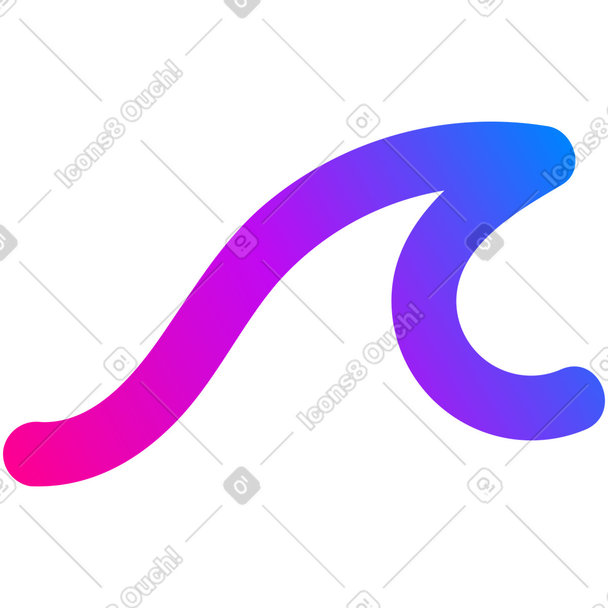 Illustration Ligne ondulée dans le style Vibrant à télécharger aux formats PNG, SVG