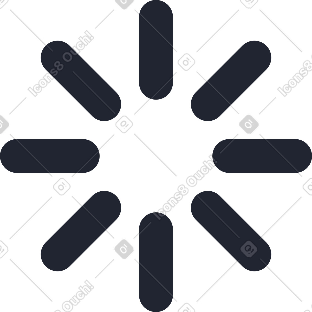 Loading illustration thick line clipart images for download in PNG