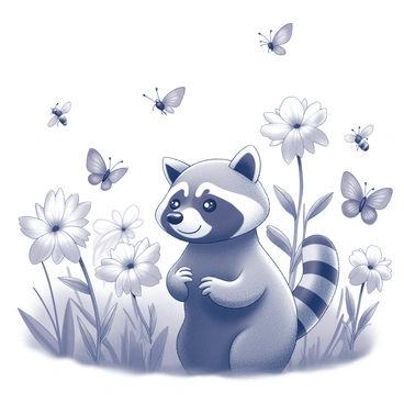 Cute raccoon