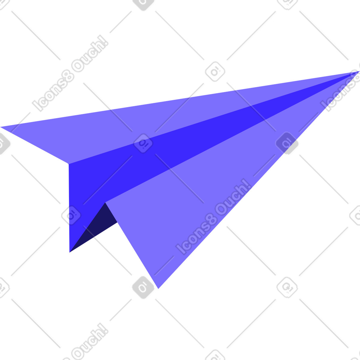 下载 Worky 风格的 纸飞机 插画，支持 PNG、SVG 格式