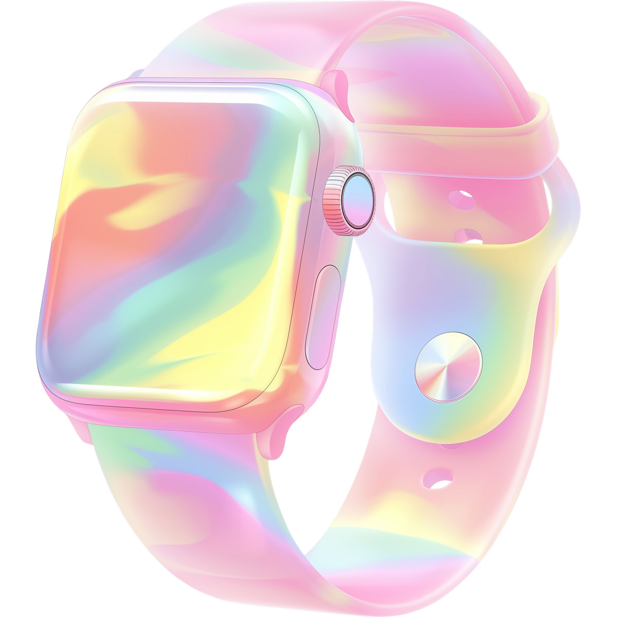 Orologio intelligente illustrazione in stile Fluid scarica in PNG, SVG