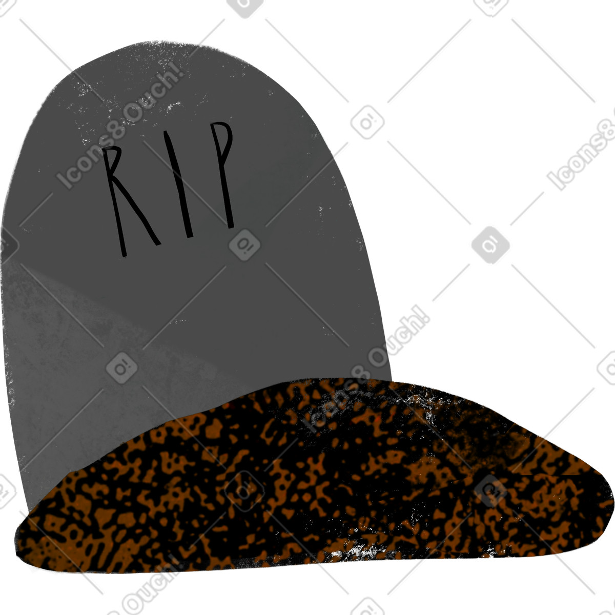 Illustration La tombe dans le style Fabulous à télécharger aux formats PNG, SVG