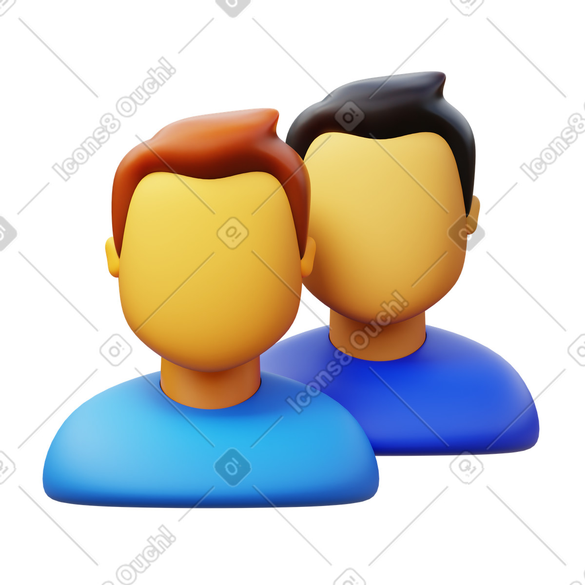 Diverse group of people collaboration scene community illustration clipart