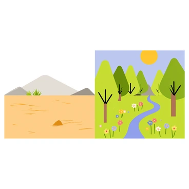 Planting trees garbage let s plant clipart