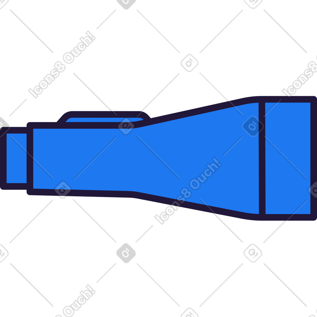 Binoculars illustration in Conifer style download in PNG, SVG