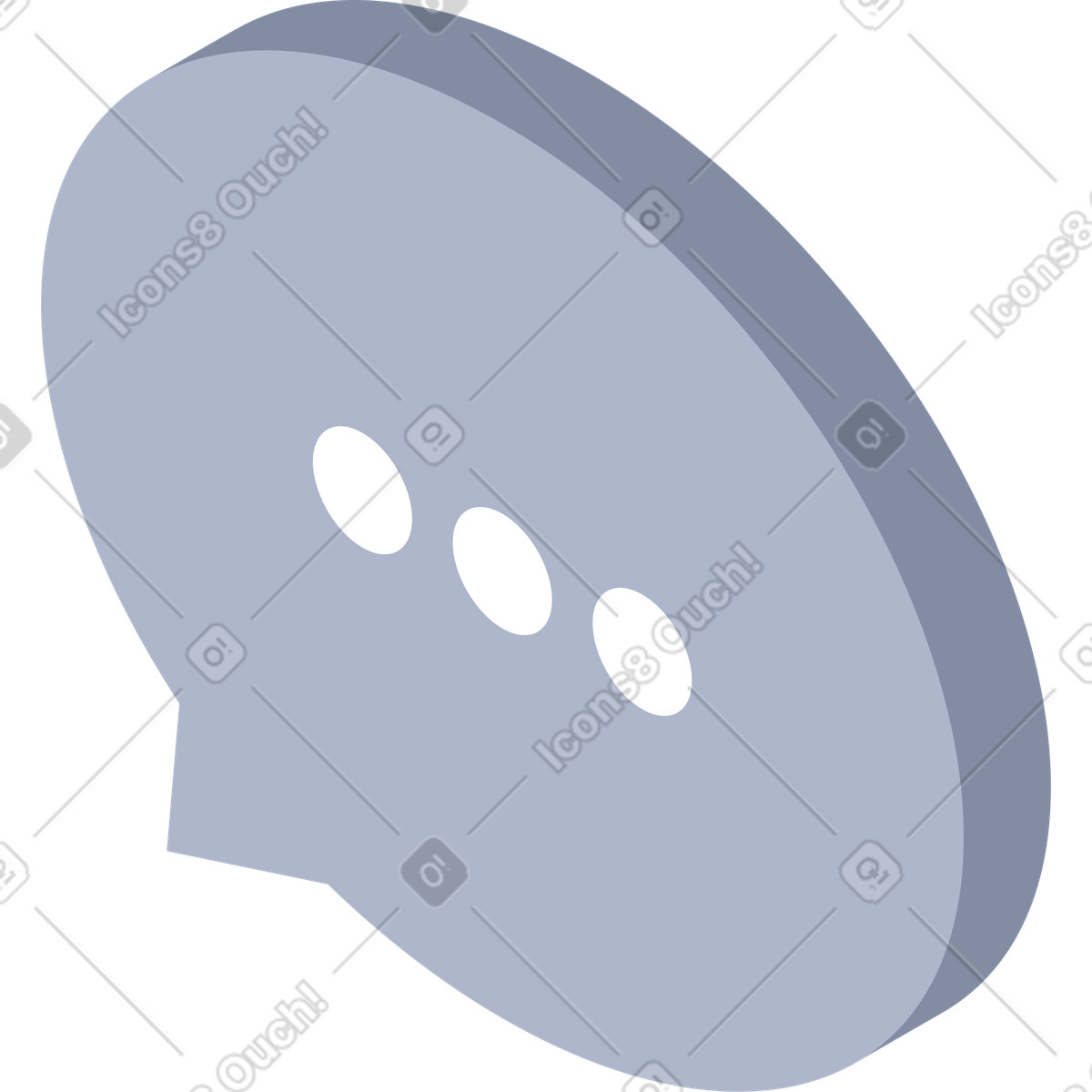 下载 System 风格的 Chat bubble icon representing online messaging conversation and digital communication 插画，支持 PNG、SVG 格式